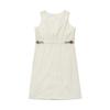 Kodak Round Sleeveless Dress Ivory