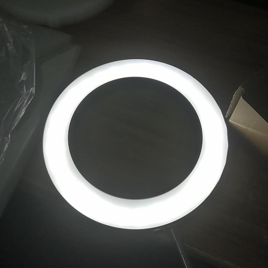 10X Lupe mit LED-Licht Flexibler Arm Helligkeit Einstellbar 3 Farben Werkbankleuchte mit Klemme Weiß