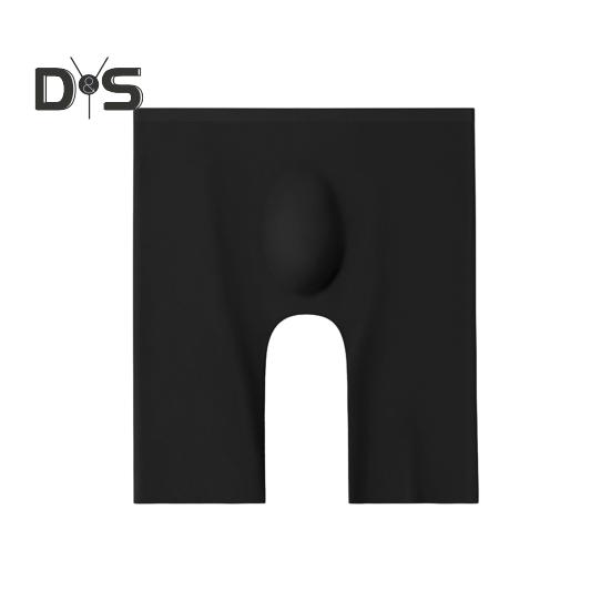 Men Boxer Underwear Elastic Mid-Waist Design Breathable Summer Ice Silk Shorts Panties Solid Color U-Convex Seamless Panties