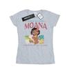 Disney Womens/Ladies Moana Born In The Ocean Cotton T-Shirt