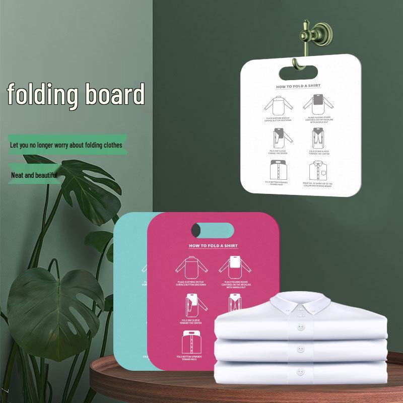 Falthilfe für Kleidung: Mühelose Aufbewahrungslösung für Hosen, Hemden und T-Shirts.