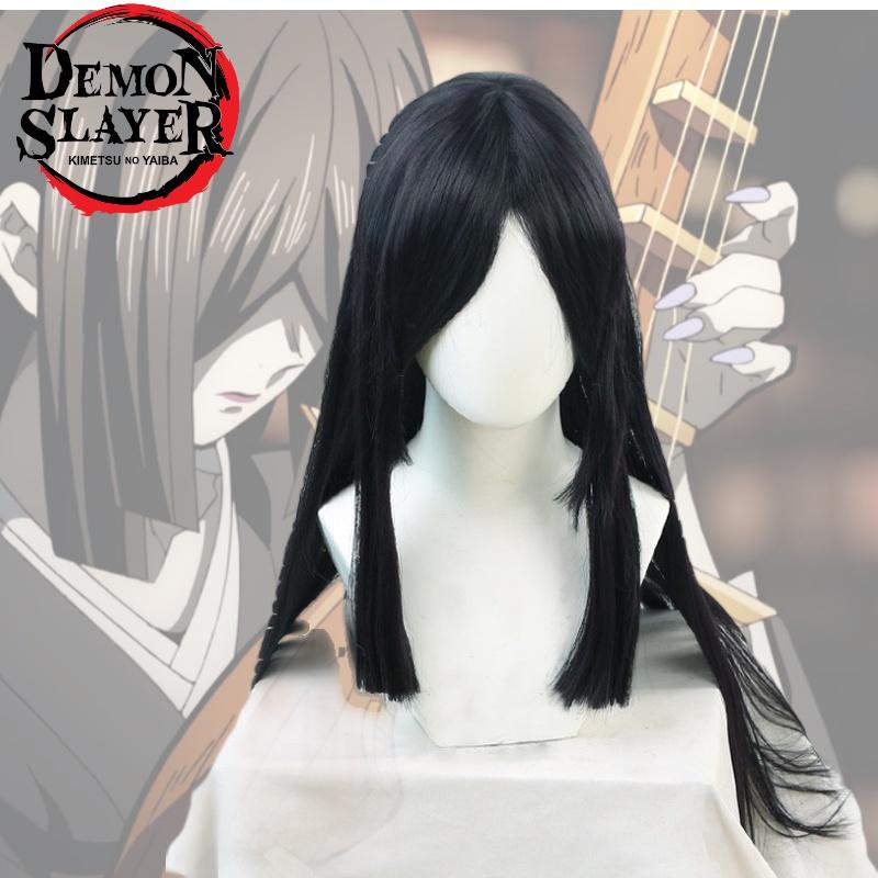 Demon Slayer Cosplay Wig For Nezuko High-quality Long Black Hair
