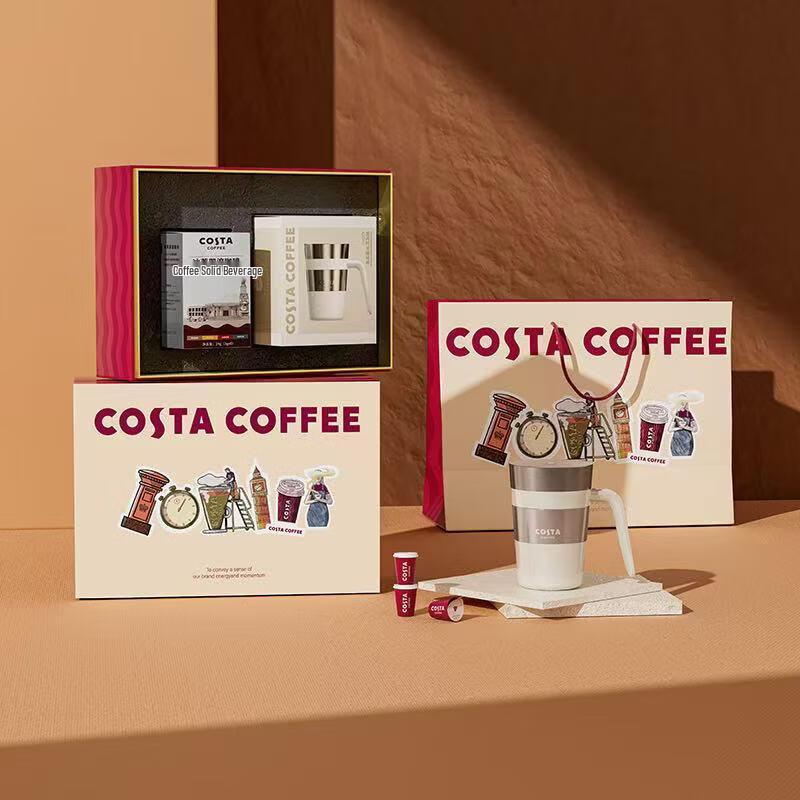 COSTA Leisure Time Stainless Steel Coffee Mug Gift Set