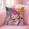Cute Virtual Japanese Vtuber MMinato Aqua Cushion Cover Pillow Case Soft Skin Friendly Fabric  Concealed Zipper