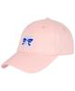 Soltipeullawo Navy Ribbon Embroidered Signature Cap Pink