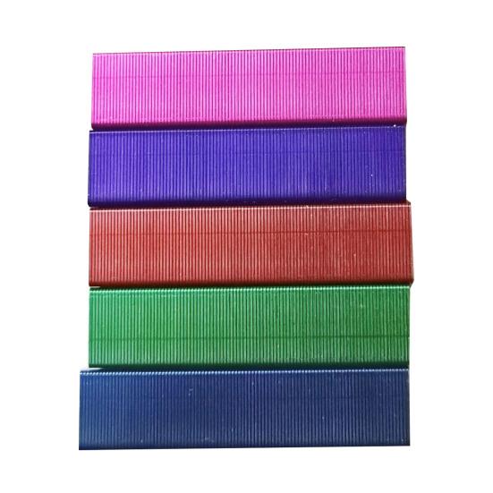 Green Colored Staple 3000 Refill for Desk Stapler 1000 Per Pack Total