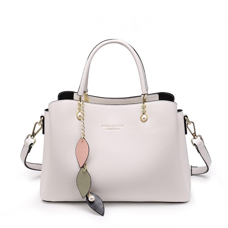 Women's Summer 2026 Luxury Soft Leather Crossbody Shoulder Bag - Elegant High-End Handbag for Moms