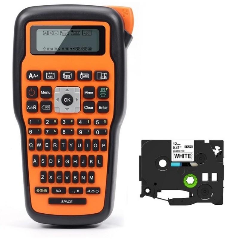 Mini Industrial Printer Print Tube Adhesive Label Satin Ribbon Fabric Label Portable Handheld Label Maker