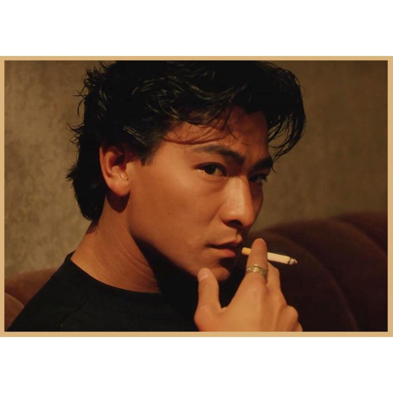 Free Shipping Vintage Movie Poster: A Moment of Romance with Andy Lau & Wu Qianlian - Retro Kraft Paper Decor