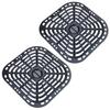2 Pack Food Safe Air Fryer Plate Replacement Grill Pan Air Fryer Tray Metal Material for Instants Vortex 6QT Air Fryers