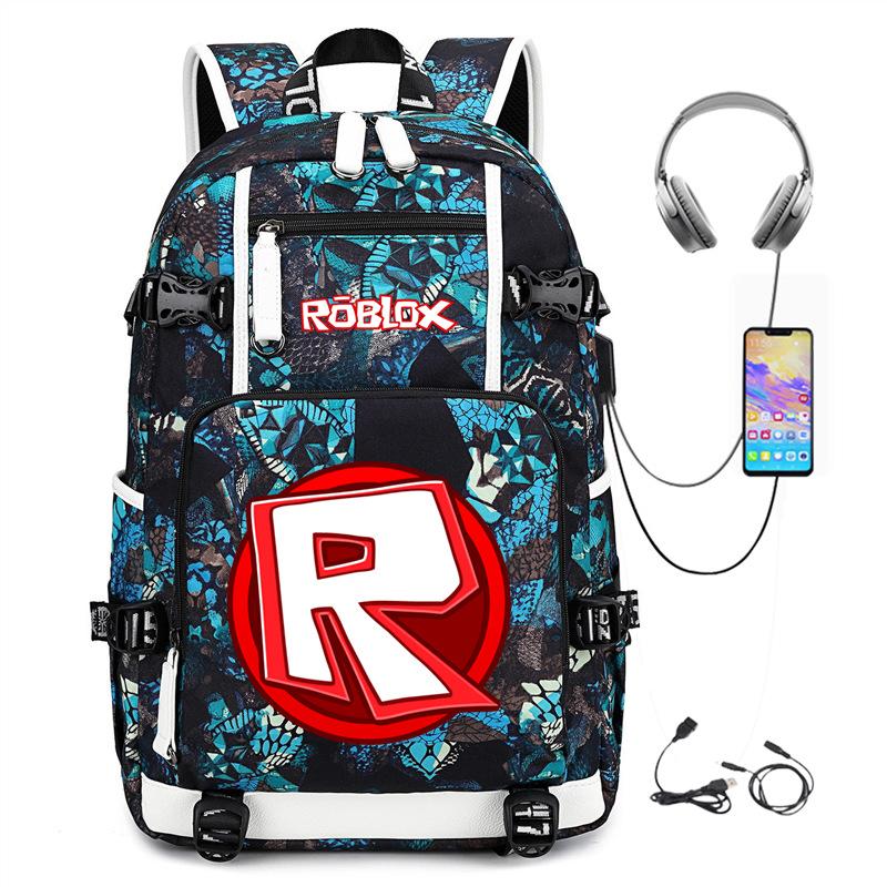 Hot Selling Game-Themed Outdoor Travel Bag Large Capacity with USB Hiking Backpack
