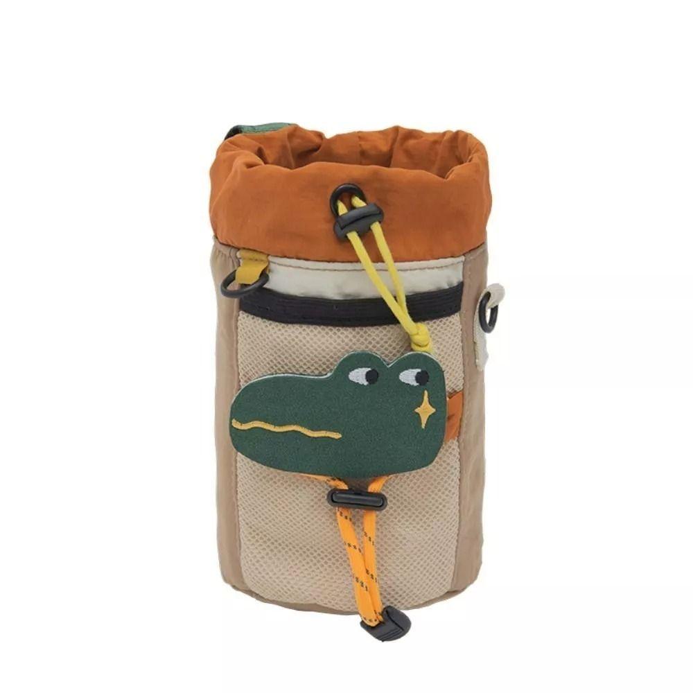 

Detachable Bike Basket Waterproof Cycling Front Bag New Water Bottle Bag Crocodile