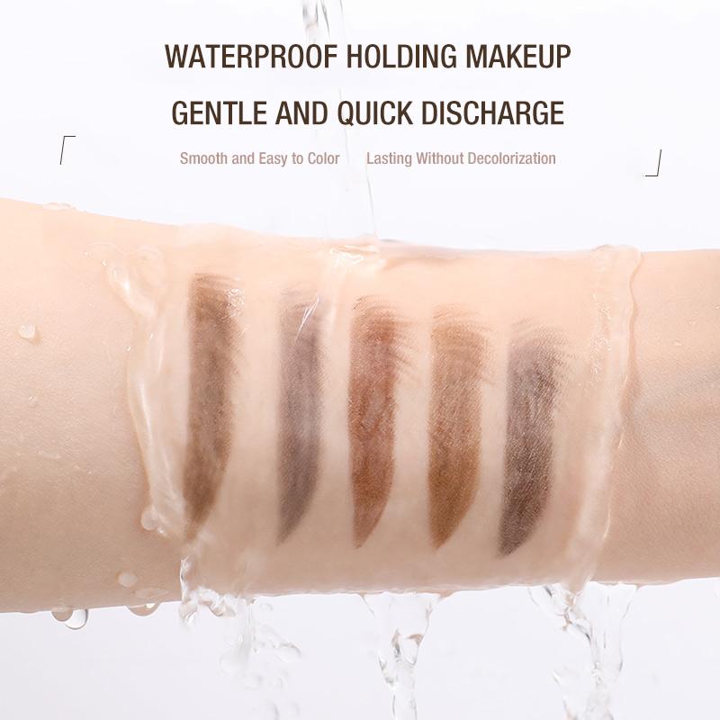 Çift uçlu Otomatik Dönen İnce Kaş Kalemi Su Geçirmez Sweatproof Kaş Artırıcı Göz Makyajı Kozmetik LM