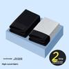 2pcs Men's Autumn Cotton Comfortable Breathable Uncrotch Waist Flat Angle Briefs