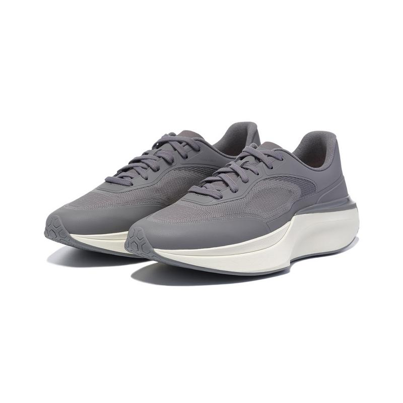 Li-Ning 1990 Classic Series Xuanji Sports Comfortable Low-Top Lifestyle Shoes Men Sneaker Asphalt-Gray ALFU033-1