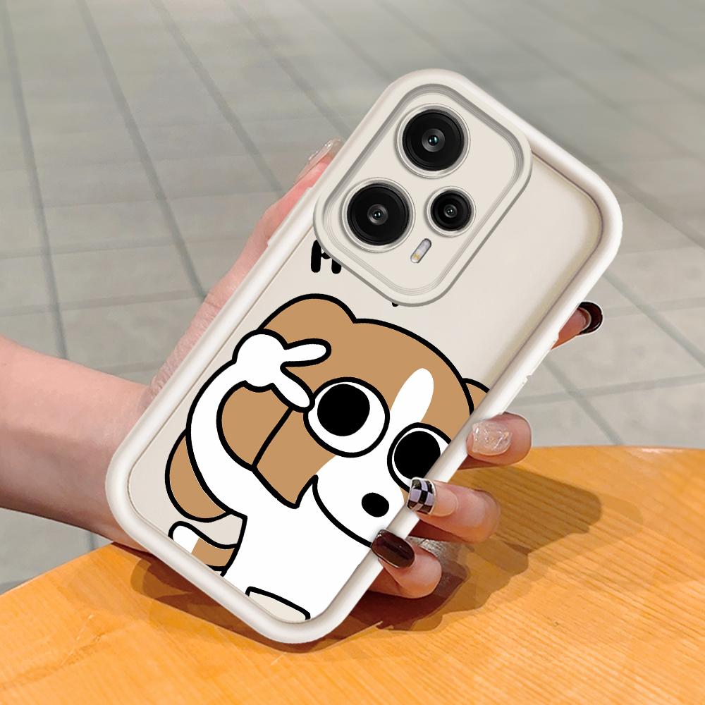 Soft Silicone Square Ladder Printing Pattern Phone Casing Full Cover Camera Shockproof Protection Rubber Case for Xiaomi Redmi