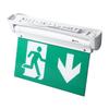 Exit Sign LED Battery Powered Emergency Safety Facilities Acrylic ABS Green AC85?265V