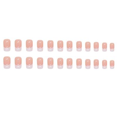 Tragbare Nagelsticker, Falsche Nägel, Fertige French Manicure Nagelspitzen 5ml