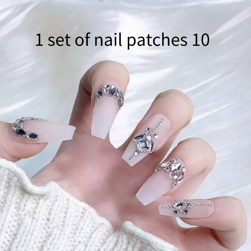 Handmade Wear Nail Fashion Casual Simple Exquisite Classic Nail Patch Style