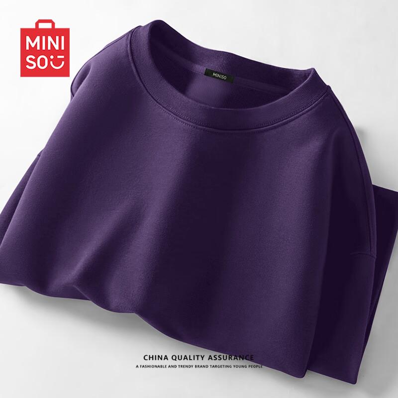 MINISO Men's 2026 Fall Heavyweight Crewneck Sweatshirt