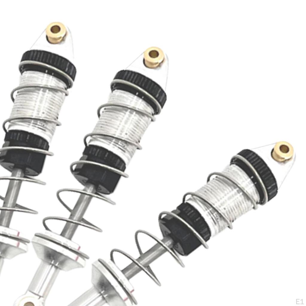 4 Pieces Front and Rear RC Shocks Damper for 16207 16210 H6 1:16 Scale Car Vehicles
