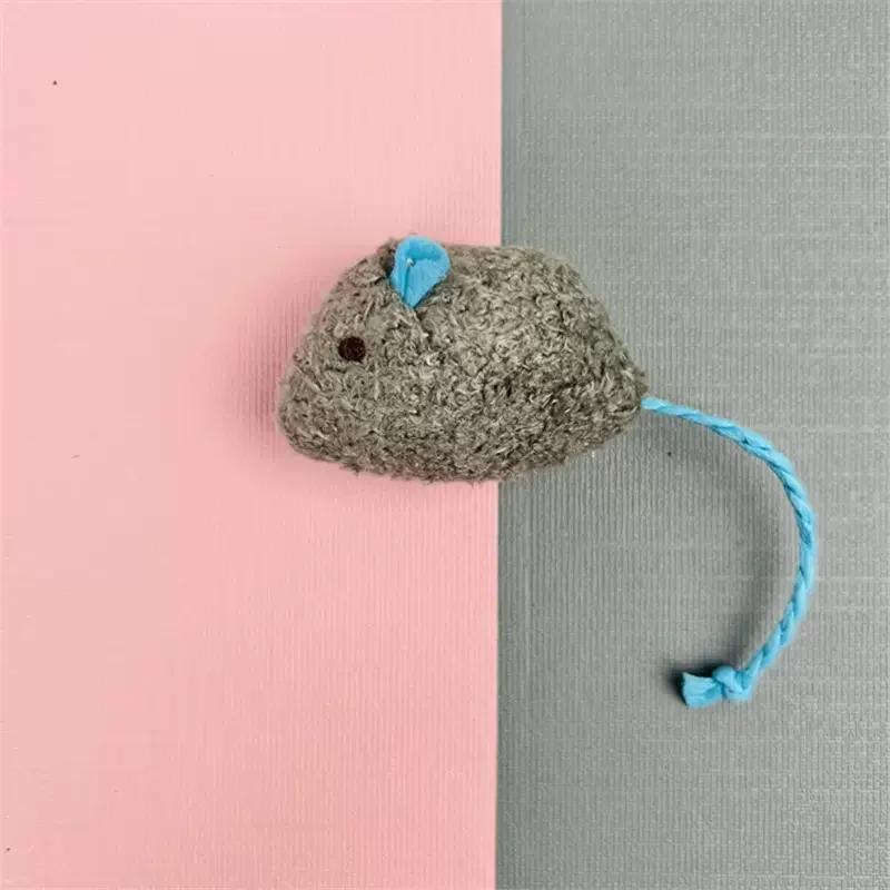 Fun Plush Mouse Cat Toy For Kitten Colorful Cute Plush False Mouse Pet Cat Accessories Pet Toy Mice Cats Catnip Toys Interactive