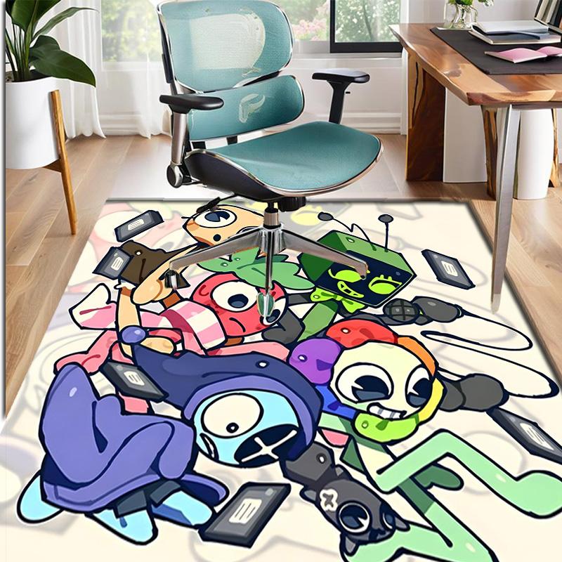 Dandy's World Pattern Rug, Indoor/Outdoor Mat, for Picnic, Gameroom, Bedroom, Office, Living Room, Home Decor Carpet, Birthday Gift