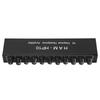 10 Channel Headpone Magnifier Stereo Audio Distribution Splitter Independent Control 100‑240V US Plug