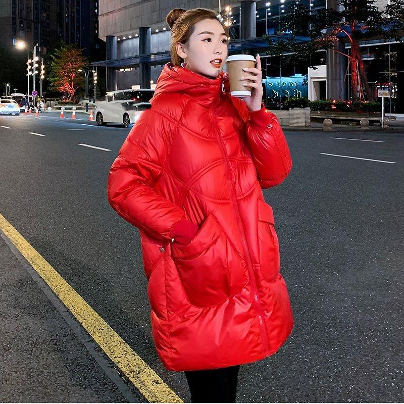 Women's All-match Western-style Padded Jacket, Women's Padded Jacket, Loose Bread Jacket, Mid-length Padded Jacket