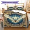 Hathaway Pattern Bedding Quilt Set Quilt Cover Pillowcase Home Decoration Birthday Gift (1 * duvet cover + 2 * pillowcase, without core)
