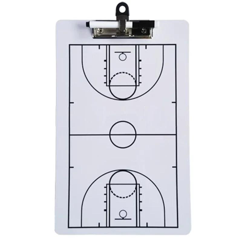 Coach Guidance Tactical Board Erasable Whiteboard for Basketball & Football Training Portable Tactical Demonstration Blackboard