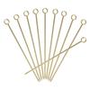 Uxcell Reusable Long Martini Toothpicks, Stainless Steel Metal Cocktail Picks, Fruit Sticks, Cocktail Skewers for Party Drinks and Appetizers, 108mm,