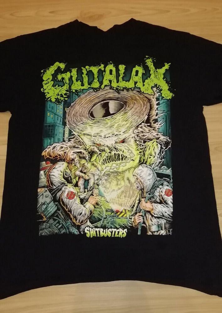 Rare Gutalax Band Shitbusters Cotton Black S to 5XL Shirt AA908 Unisex T-Shirt XXXXL