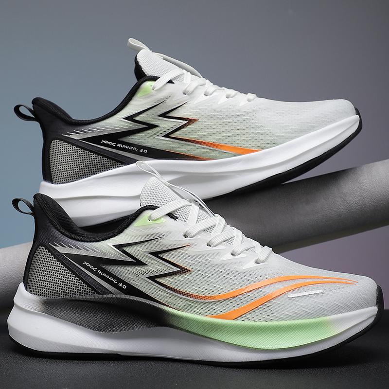2024 Hot selling men's casual shoes shock-proof comfortable outdoor running fitness training fashion sports shoes mesh shoes
