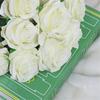 12Pcs Artificial Rose Flower Realistic Simulation Rose Bouquets for Home Garden Decoration, Wedding Flower Arrangements