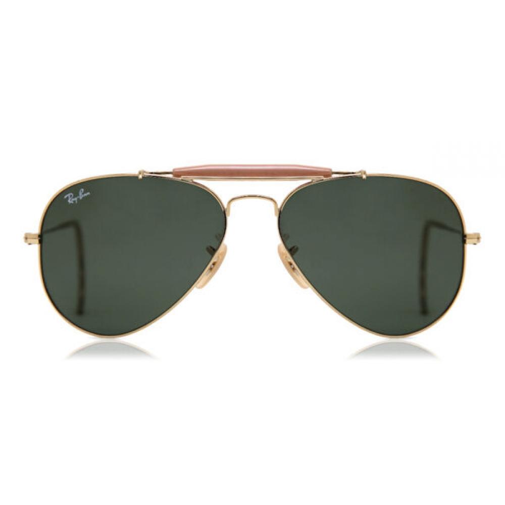 Солнцезащитные очки унисекс Ray Ban Rb3030 Outdoorsman L0216 Arista Gold/58-14-160