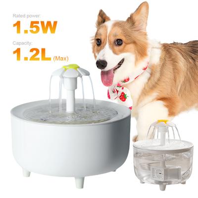 1200 ml USB Elektrische Stummschaltung Haustier Trinknapf Automatischer Katzenwasserbrunnenfilter Katzen Wasserspender Automatischer Katzentrinknapffilter