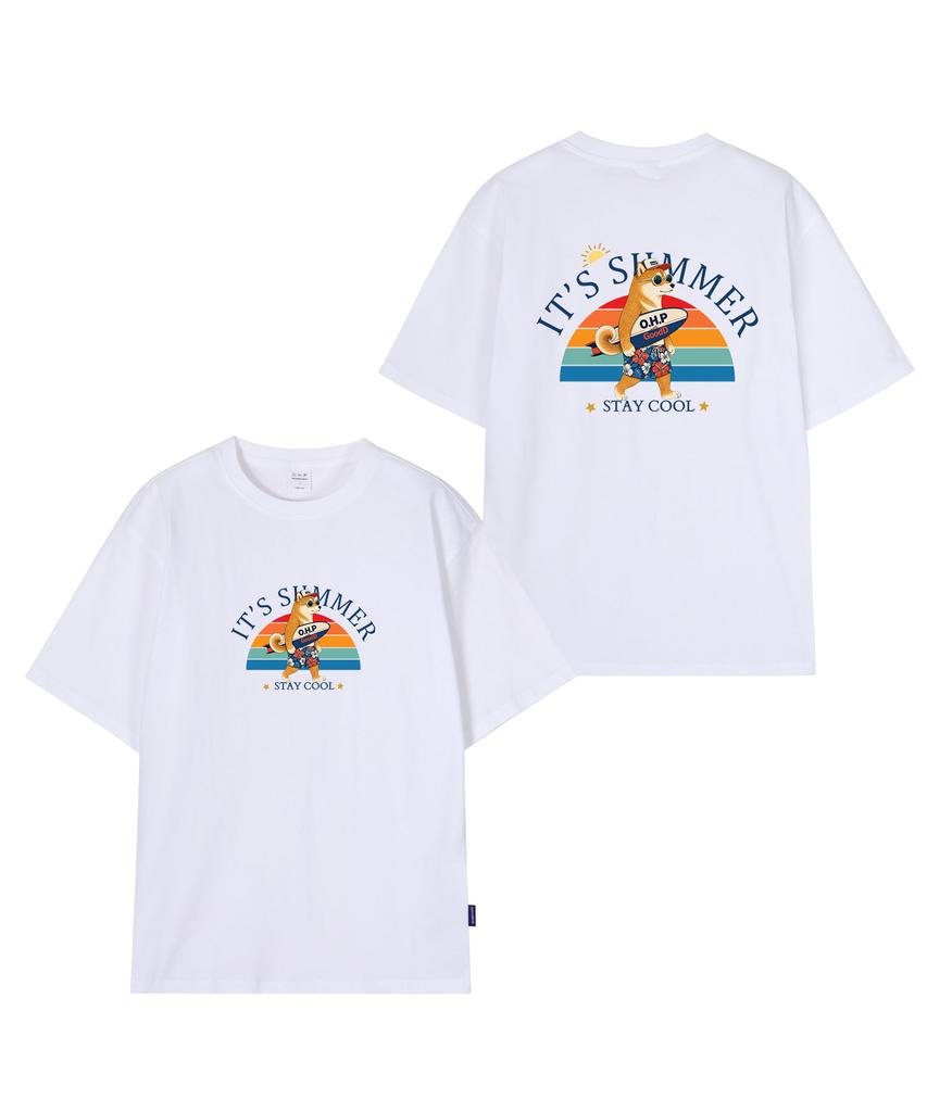 OHP Ohpxgoodd It'S Summer Semi-Oversized Short Sleeve Tee 6 (Type B)