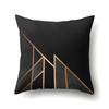 Nordic Style Ins Marble Polyester Pillowcase Car Decoration Home Printed Waist Cushion Pillowcase