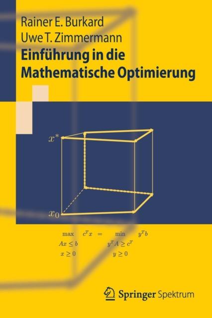 Kniha Einfuhrung In Die Mathematische Optimierung