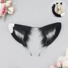 Animal Cosplay Costume Fauxs Furs Wolf Cats Foxes Tail and Cats Ears Headbands Halloween Party Costume Accessories