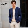 Klassisch geschnittener Blazer für Herren Lässiger Blazer Revers mit Kerbe Anzugjacke Einzelknopf Leichtgewicht Frühling Herbst Oberbekleidung Knopf Business-Jacke Hochzeit