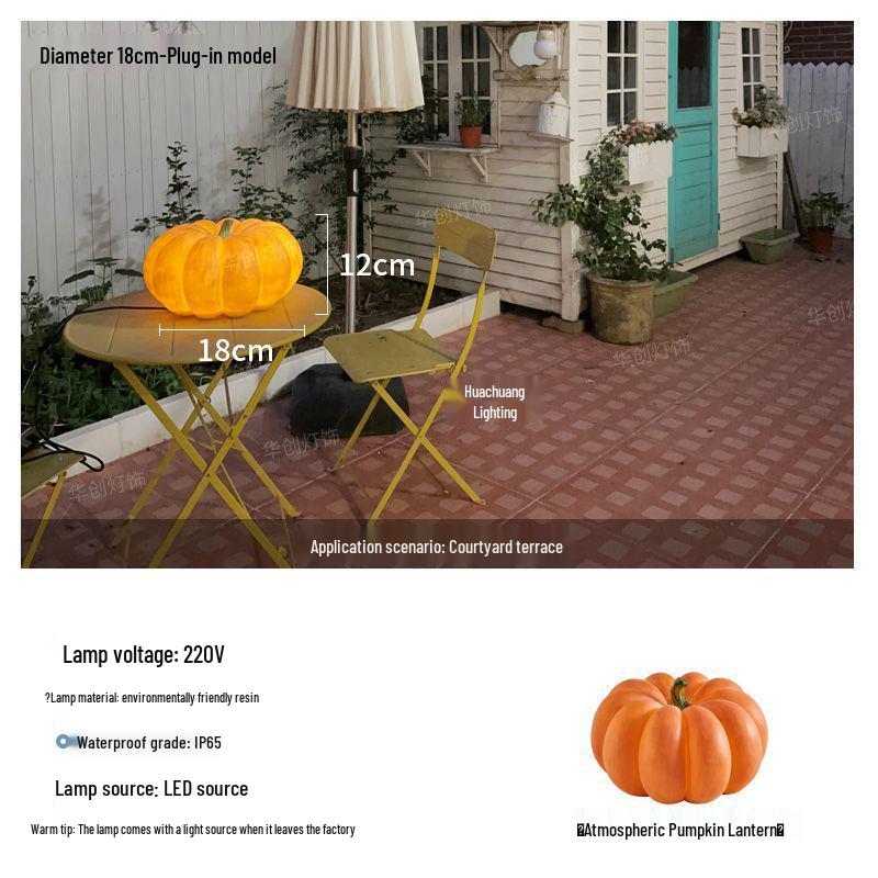 

Waterproof Solar Pumpkin Light for Outdoor Halloween Garden & Camping