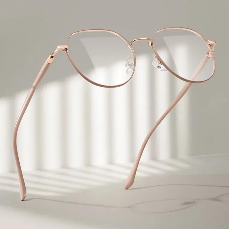 Luxury Myopia Glasses for Women Vintage Blue Light Blocking Unisex Eyewear Fashion Minus Sight Eyeglasses 0 To -4 0