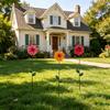 Metal Flower Garden Stake Decorative Flowers Yard Art for Spring Outdoor Yard Porch Lawn Pathway Pot Decoration