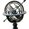 Retro Nautical Imitation Bronze Globe Desktop Ornament
