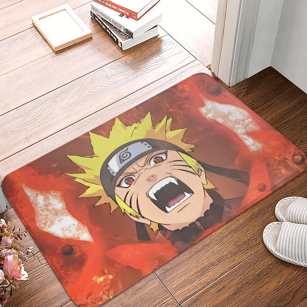 Anime Narutos Uzumaki Itachi Door Floor Bathroom Kitchen Mat Anti-Slip Indoor  Doormat Living Room Entrance Carpet Rug