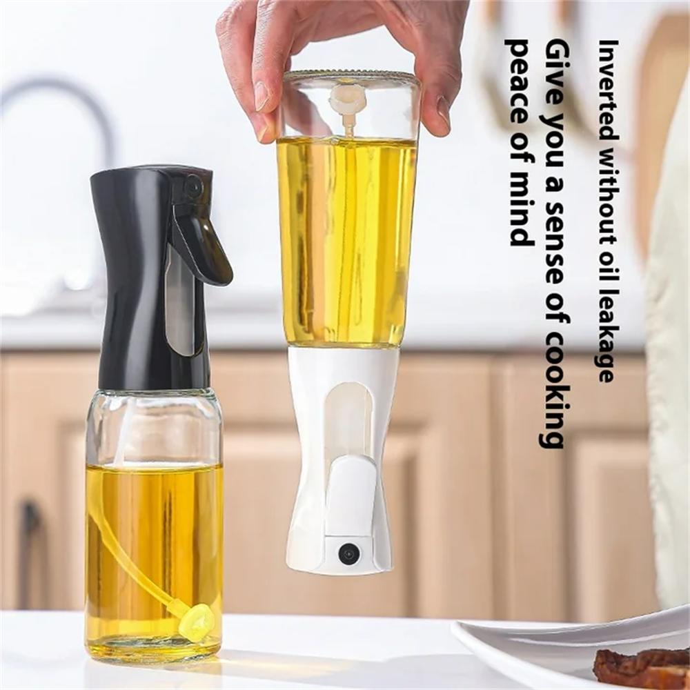 Olive Oil DispenserOil Sprayer for Cooking220300ml Glass Oil Spray BottleFood Grade Oil Dispenser and Oil Sprayer forKitchen