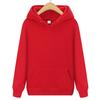 Men Unisex Solid Color Women Hoodie with Front Pocket for Spring and Autumn