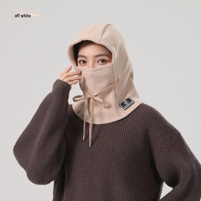 Унисекс Зимний Велосипедный Ветрозащитный Флисовый Капюшон и Гетра для Шеи One Size